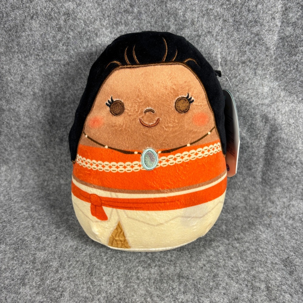 Squishmallows Disney Moana 8 Inch Plush Princess Stuffed Animal Kellytoy Tagged
